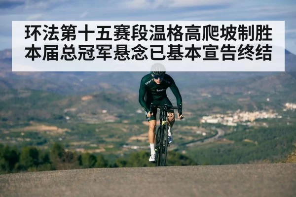 环法第十五赛段温格高爬坡制胜 本届总冠军悬念已基本宣告终结